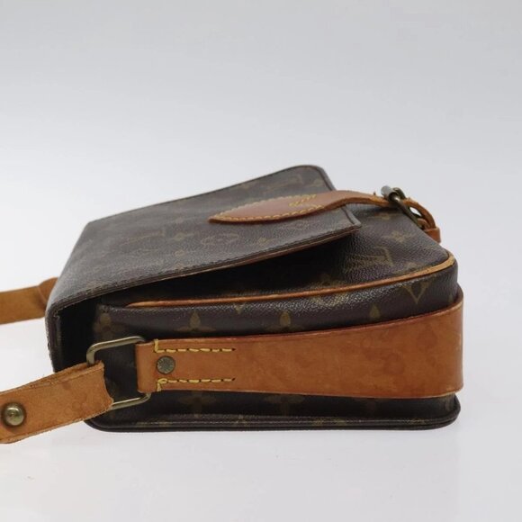 LOUIS VUITTON Monogram Cartouchiere MM Shoulder Bag M51253 LV Auth 123706 - Picture 6 of 16